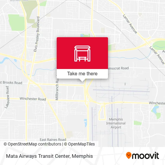 Mapa de Mata Airways Transit Center