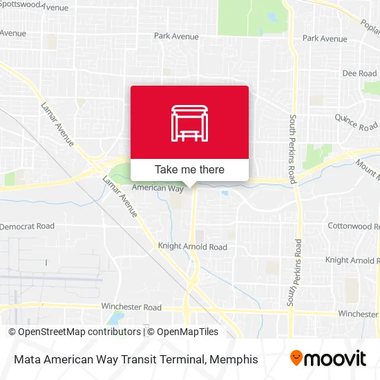 Mata American Way Transit Terminal map