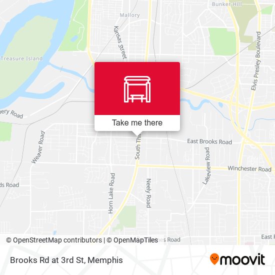 Mapa de Brooks Rd at 3rd St