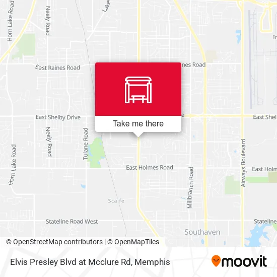 Mapa de Elvis Presley Blvd at Mcclure Rd