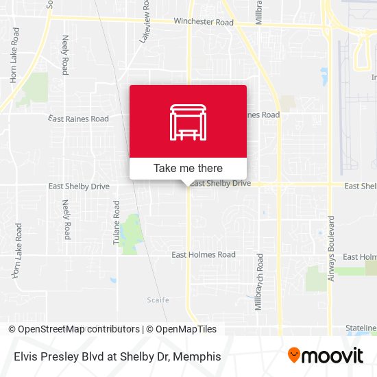 Mapa de Elvis Presley Blvd at Shelby Dr
