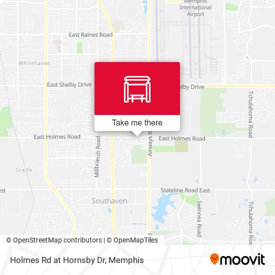 Holmes Rd at Hornsby Dr map