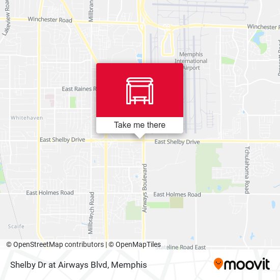 Mapa de Shelby  Dr at Airways Blvd