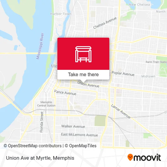 Union Ave at Myrtle map