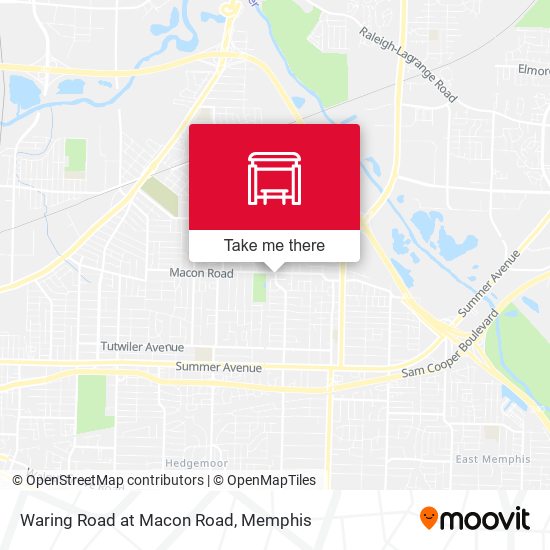 Waring Road at Macon Road map