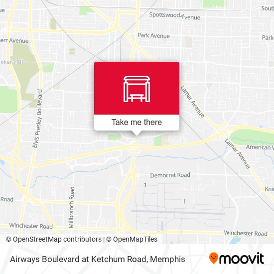 Mapa de Airways Boulevard at Ketchum Road