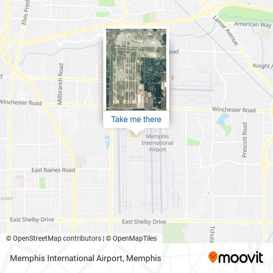 Mapa de Memphis International Airport