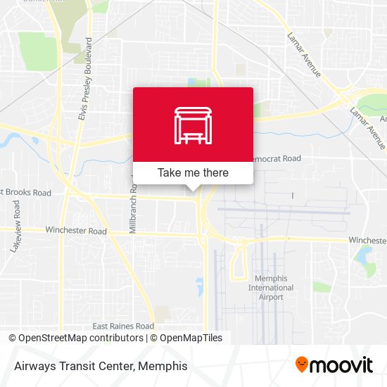 Airways Transit Center map