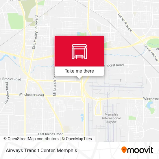 Airways Transit Center map