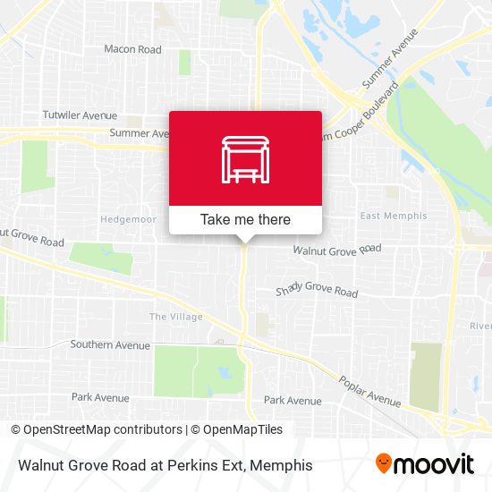 Walnut Grove Road at Perkins Ext map