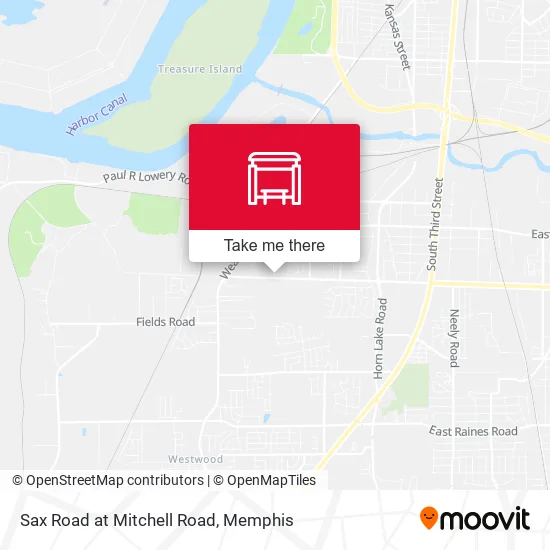 Mapa de Sax Road at Mitchell Road