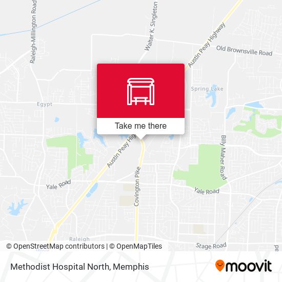 Mapa de Methodist Hospital North