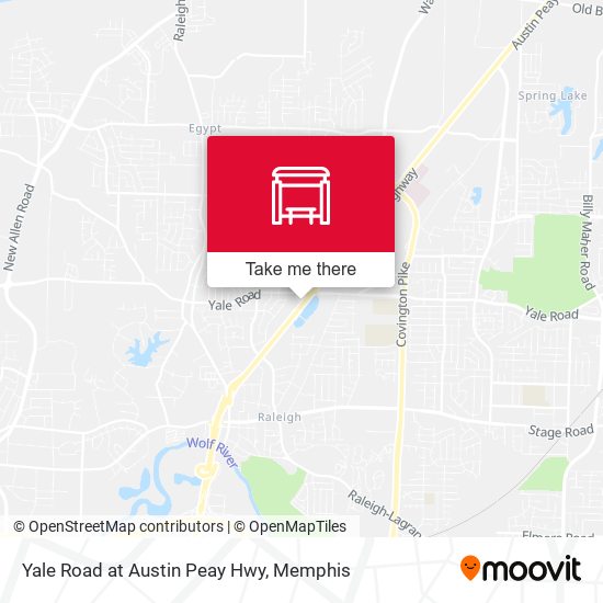 Mapa de Yale Road at Austin Peay Hwy