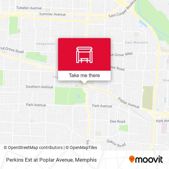 Mapa de Perkins Ext at Poplar Avenue