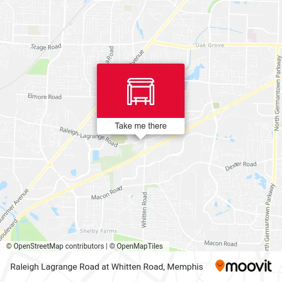 Raleigh Lagrange Road at Whitten Road map