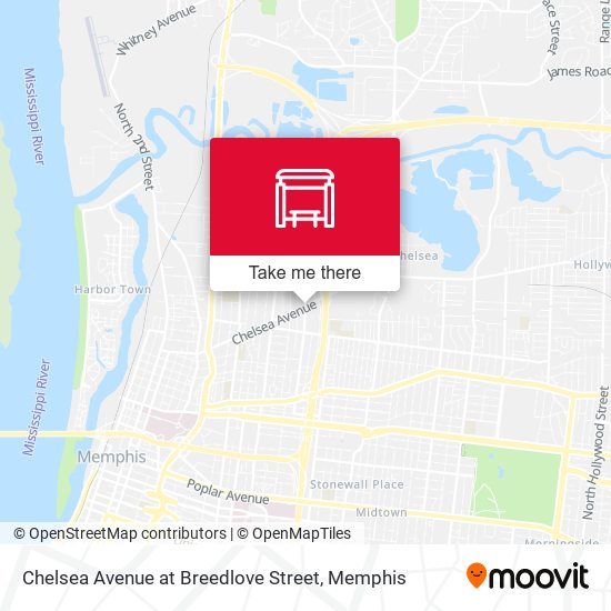 Mapa de Chelsea Avenue at Breedlove Street