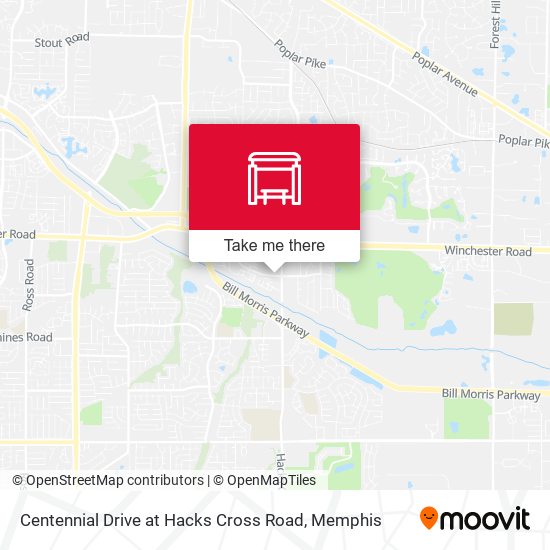 Mapa de Centennial Drive at Hacks Cross Road