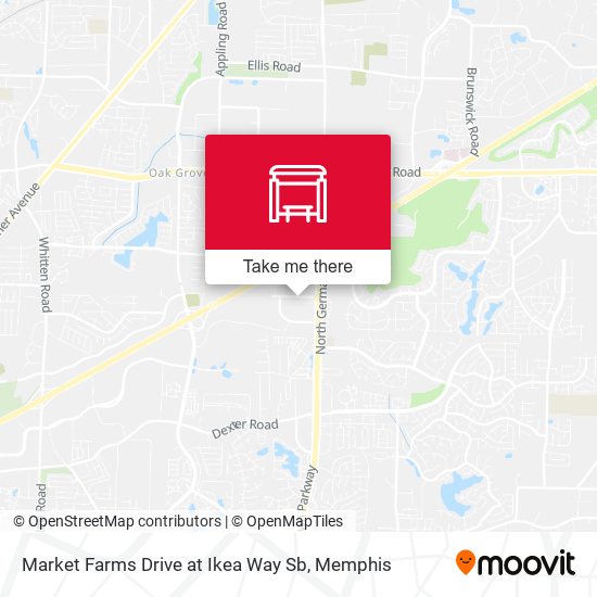 Market Farms Drive at Ikea Way Sb map