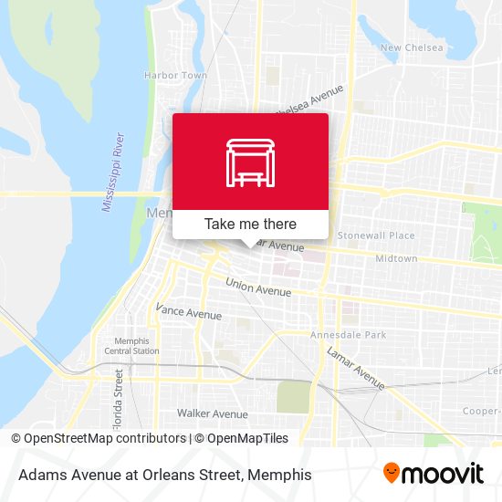 Adams Avenue at Orleans Street map