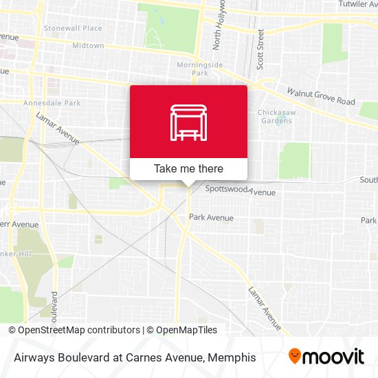 Mapa de Airways Boulevard at Carnes Avenue