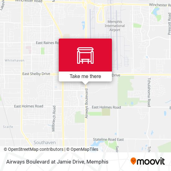 Mapa de Airways Boulevard at Jamie Drive