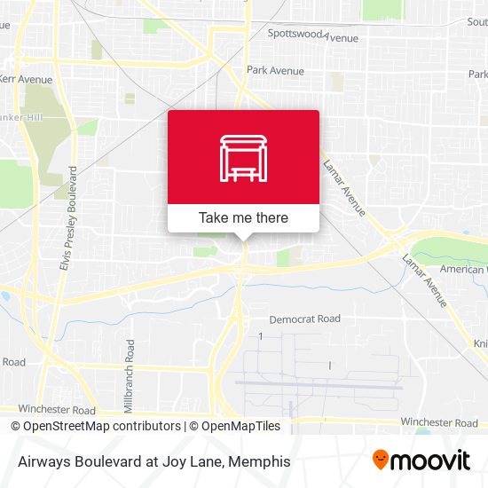 Airways Boulevard at Joy Lane map