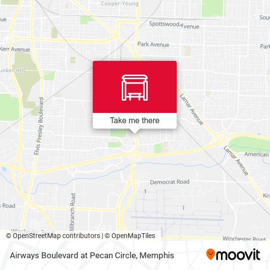 Airways Boulevard at Pecan Circle map