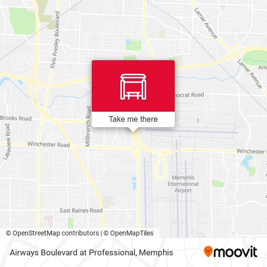 Airways Boulevard at Professional map