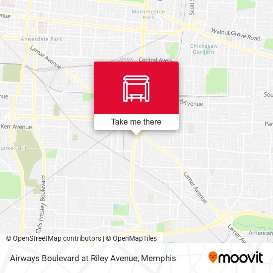 Airways Boulevard at Riley Avenue map