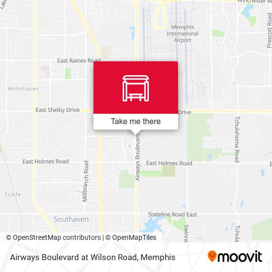 Airways Boulevard at Wilson Road map