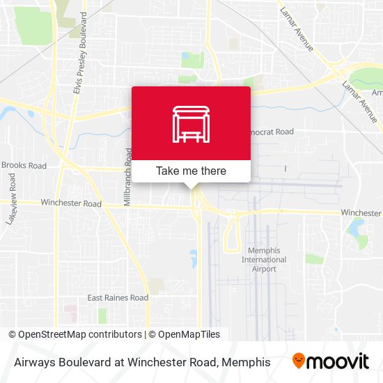 Airways Boulevard at Winchester Road map
