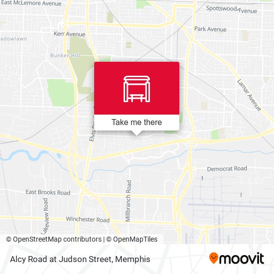 Alcy Road at Judson Street map