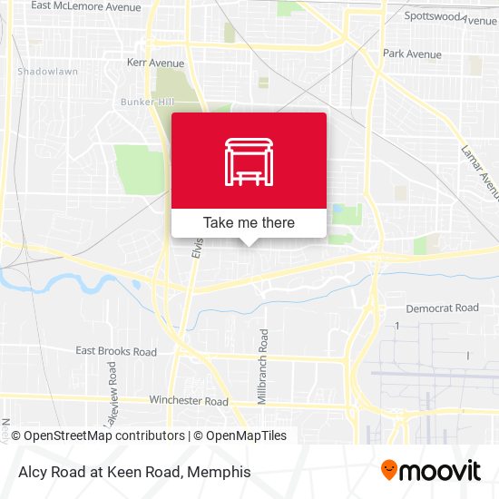 Alcy Road at Keen Road map