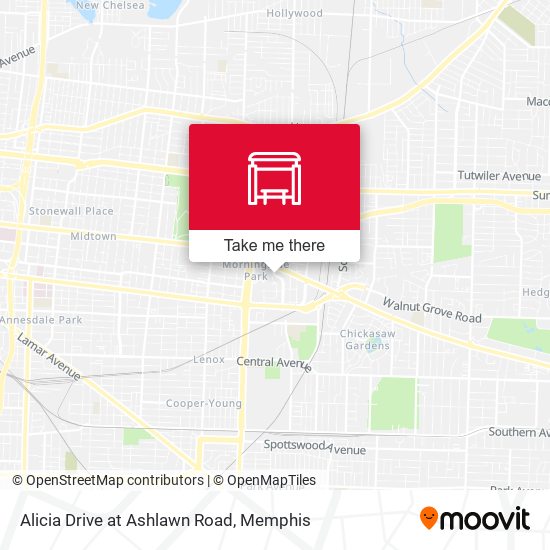Mapa de Alicia Drive at Ashlawn Road