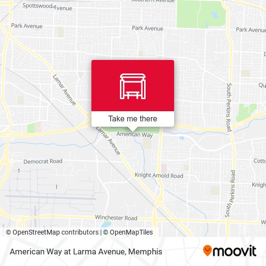 American Way at Larma Avenue map