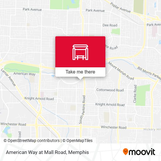 Mapa de American Way at Mall Road