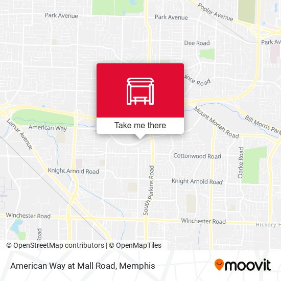 Mapa de American Way at Mall Road