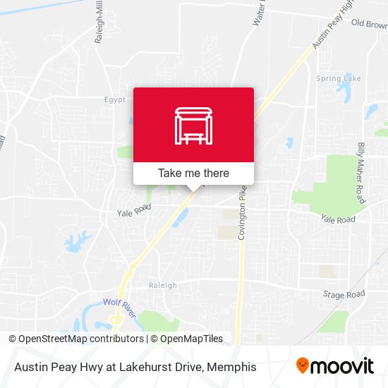 Mapa de Austin Peay Hwy at Lakehurst Drive