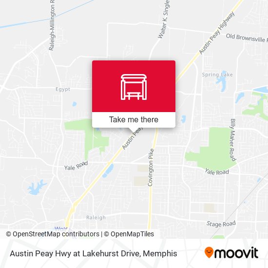 Mapa de Austin Peay Hwy at Lakehurst Drive