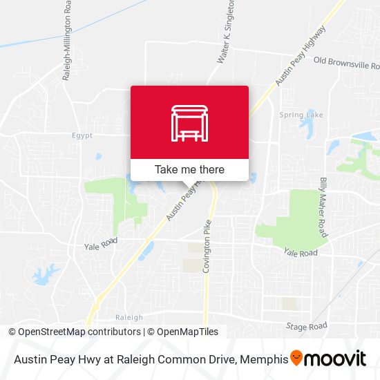 Mapa de Austin Peay Hwy at Raleigh Common Drive