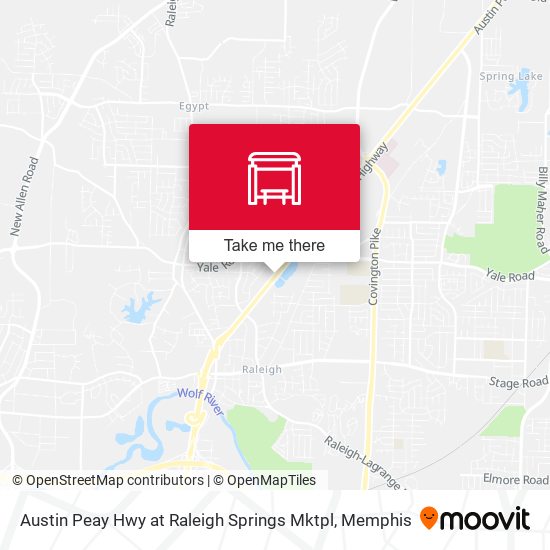 Austin Peay Hwy at Raleigh Springs Mktpl map