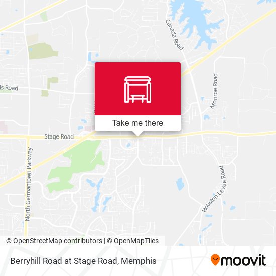 Berryhill Road at Stage Road map