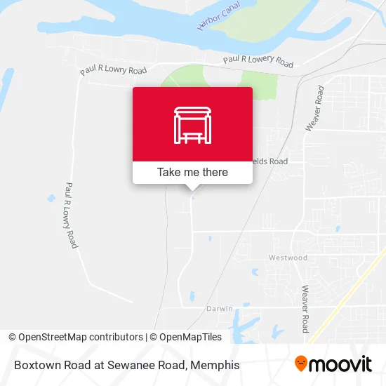 Mapa de Boxtown Road at Sewanee Road