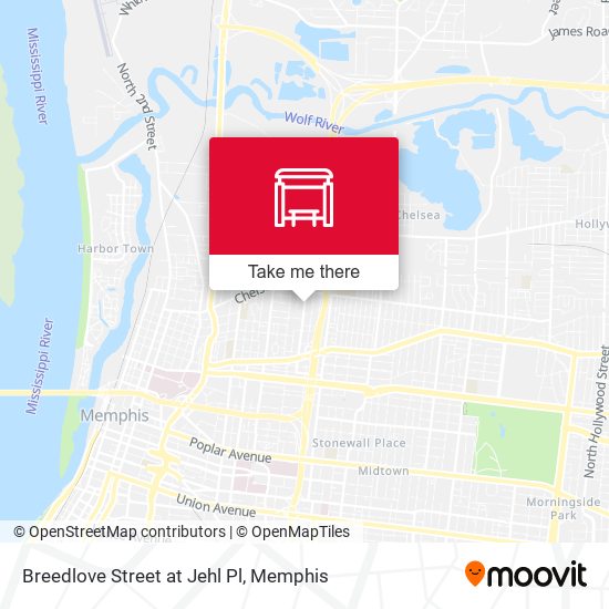 Mapa de Breedlove Street at Jehl Pl