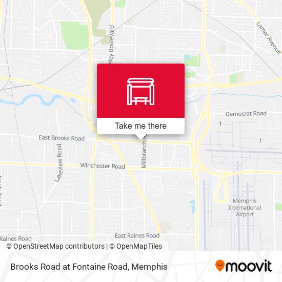 Brooks Road at Fontaine Road map