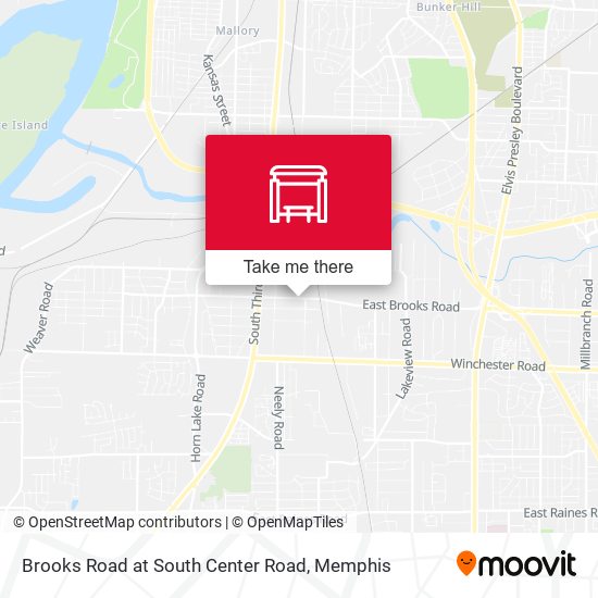 Brooks Road at South Center Road map