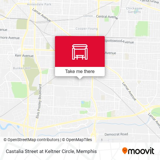 Castalia Street at Keltner Circle map