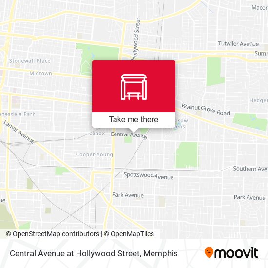 Mapa de Central Avenue at Hollywood Street