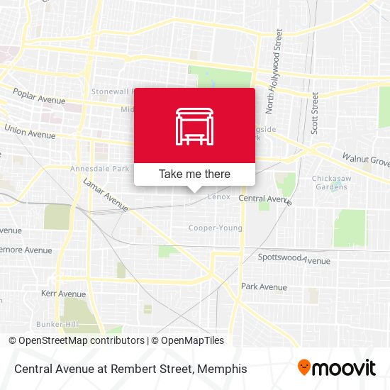 Mapa de Central Avenue at Rembert Street