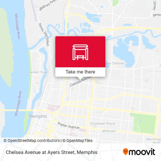 Chelsea Avenue at Ayers Street map